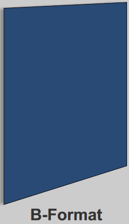 Leerplatte Typ 8181.2 (B-Format)