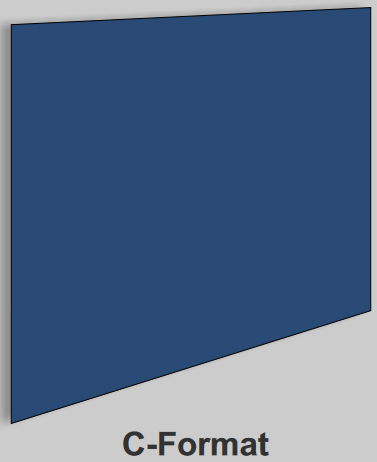 Leerplatte Typ 8181.3 (C-Format)