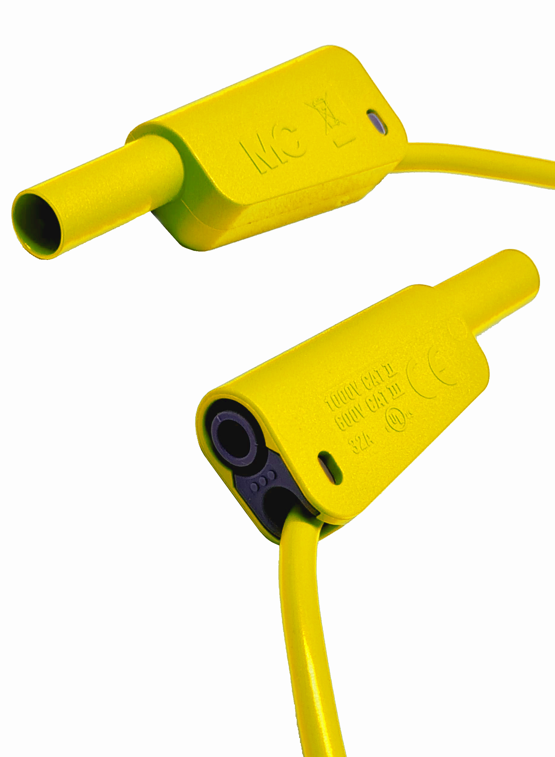 Verbindungsleitung 4mm / 19A – gelb