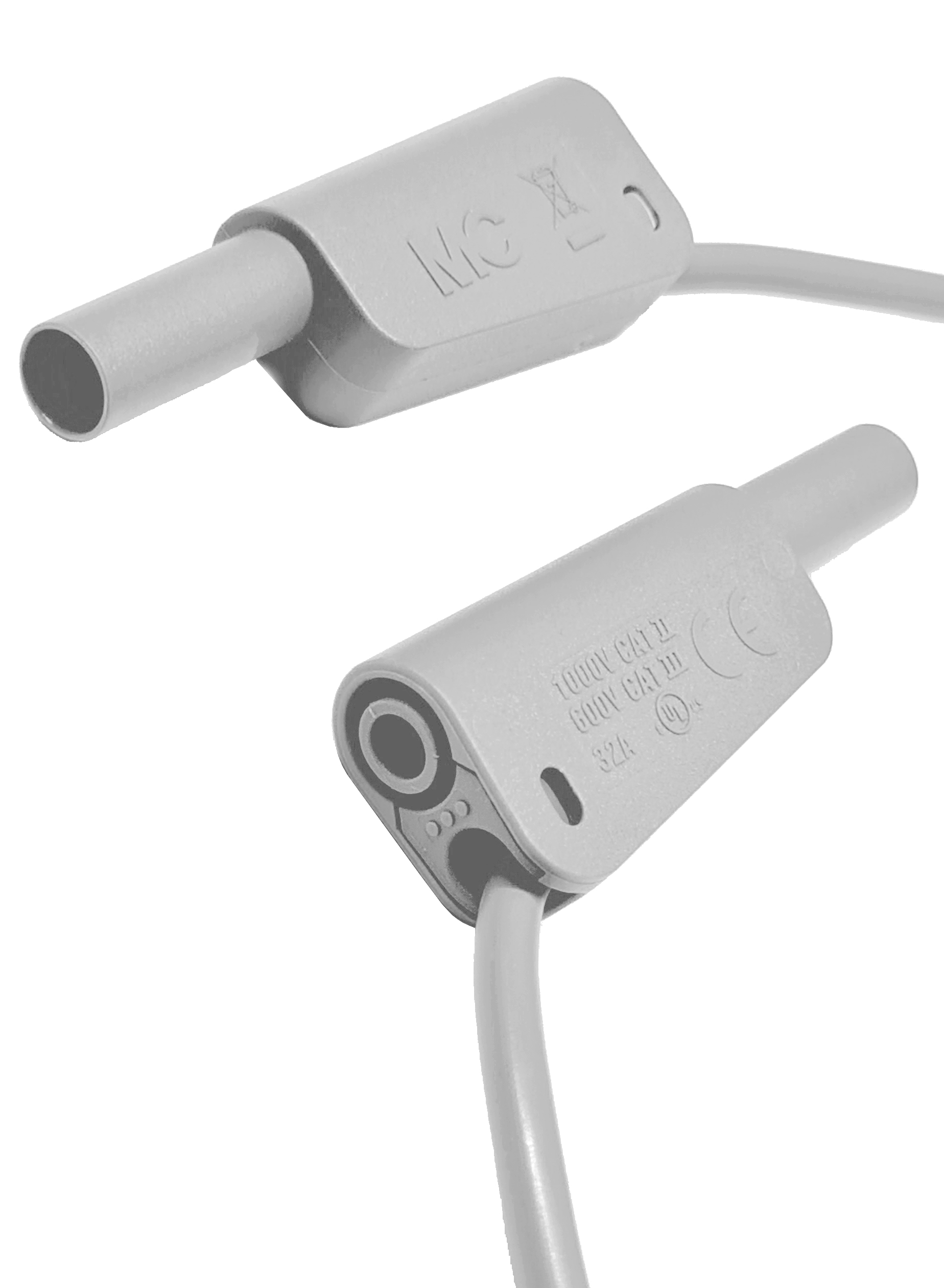 Verbindungsleitung 4mm / 19A – grau