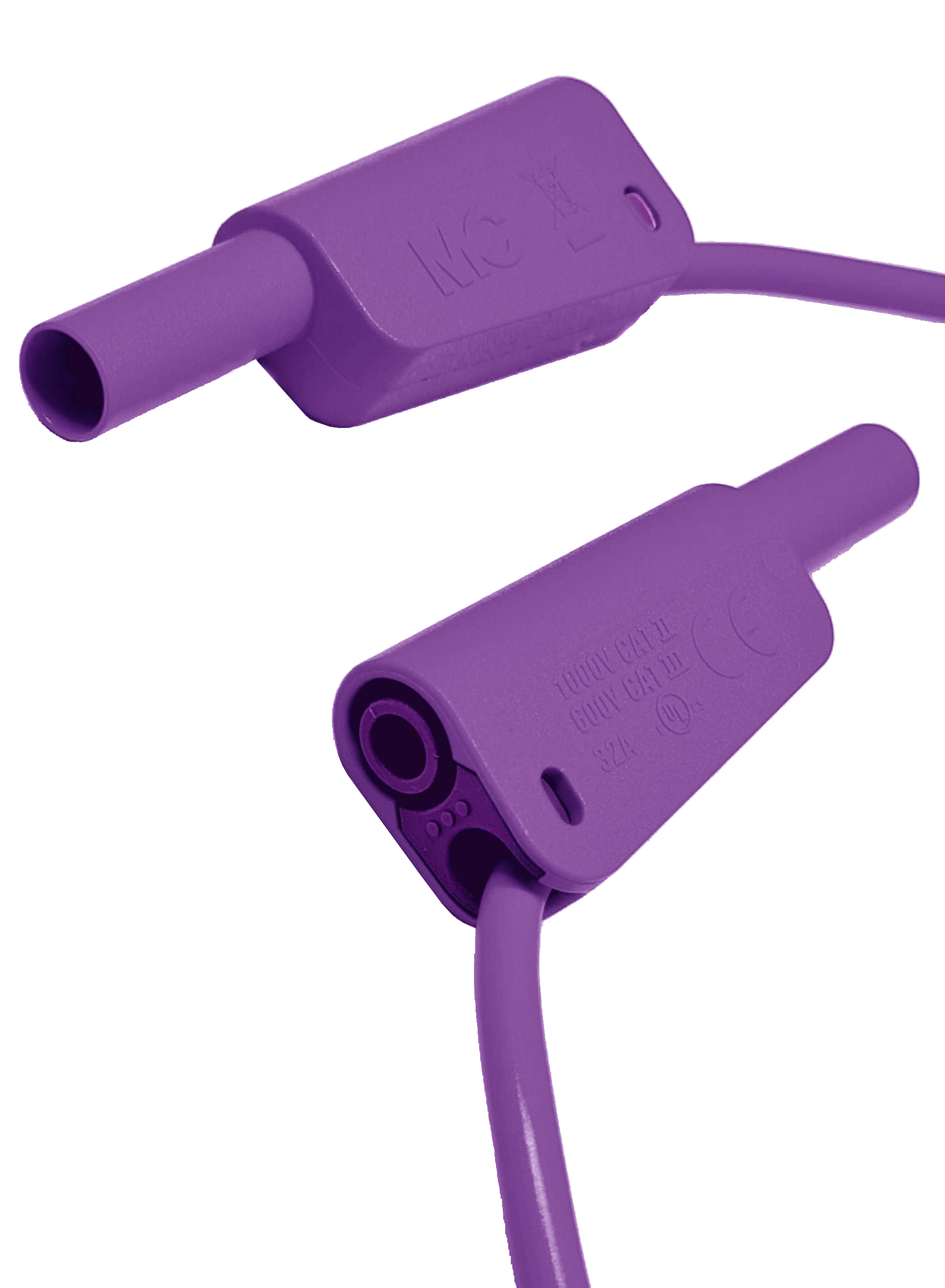 Verbindungsleitung 4mm / 19A – violett
