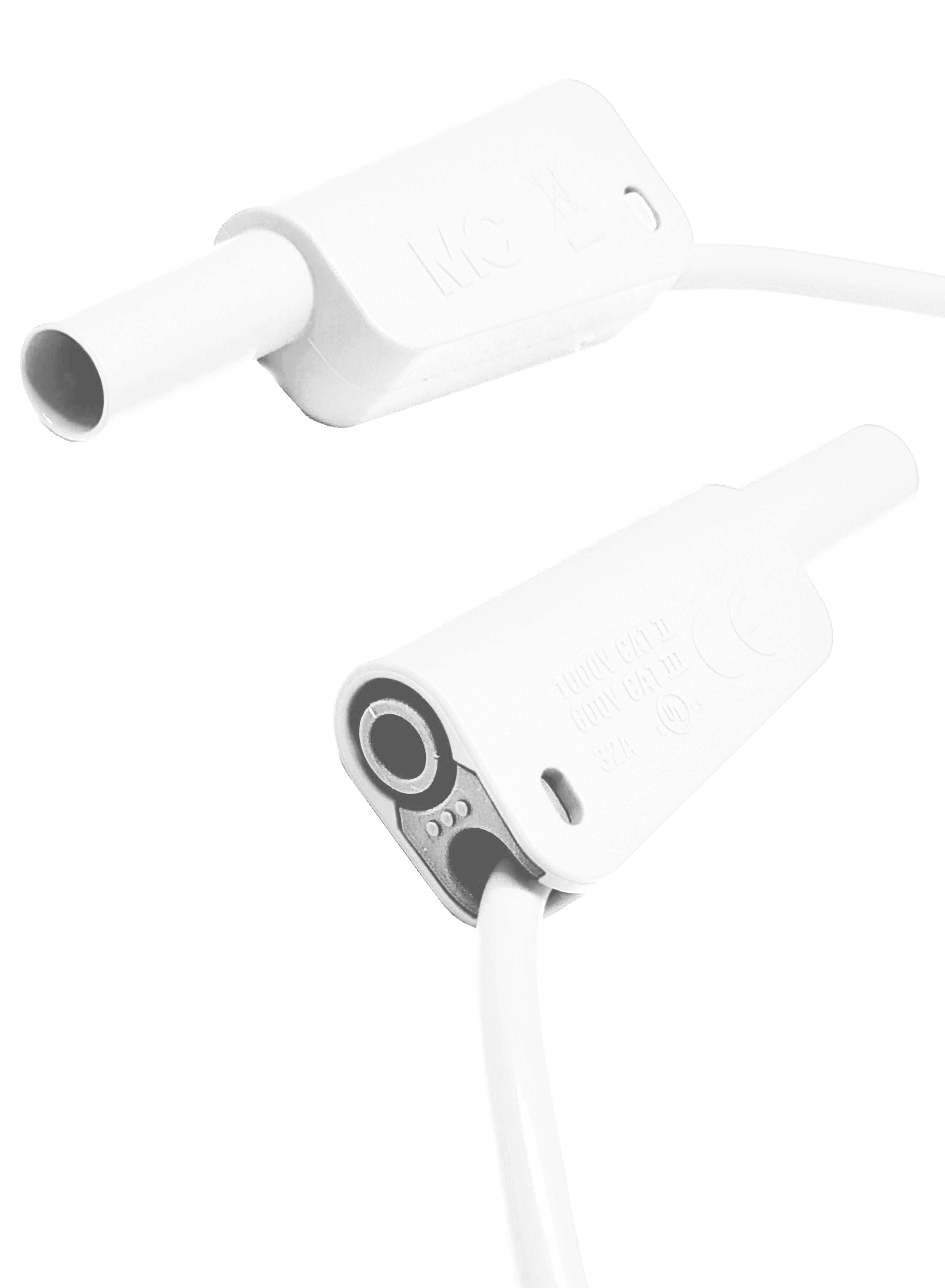 Verbindungsleitung 4mm / 19A – weiß