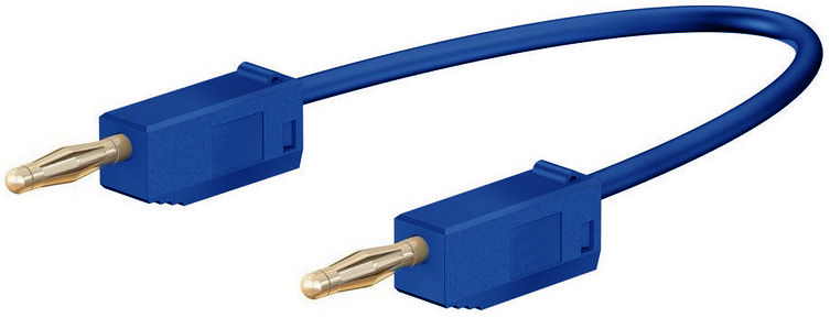Verbindungsleitung 2mm / 10A – blau