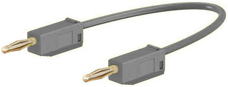 Verbindungsleitung 2mm / 10A – grau
