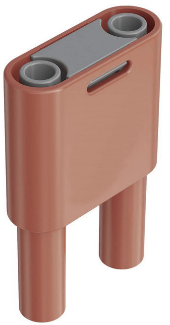 Verbindungsstecker 19/4mm – braun