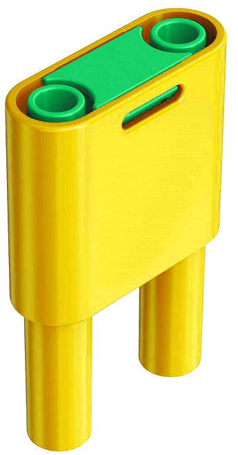 Verbindungsstecker 19/4mm – gelb-grün