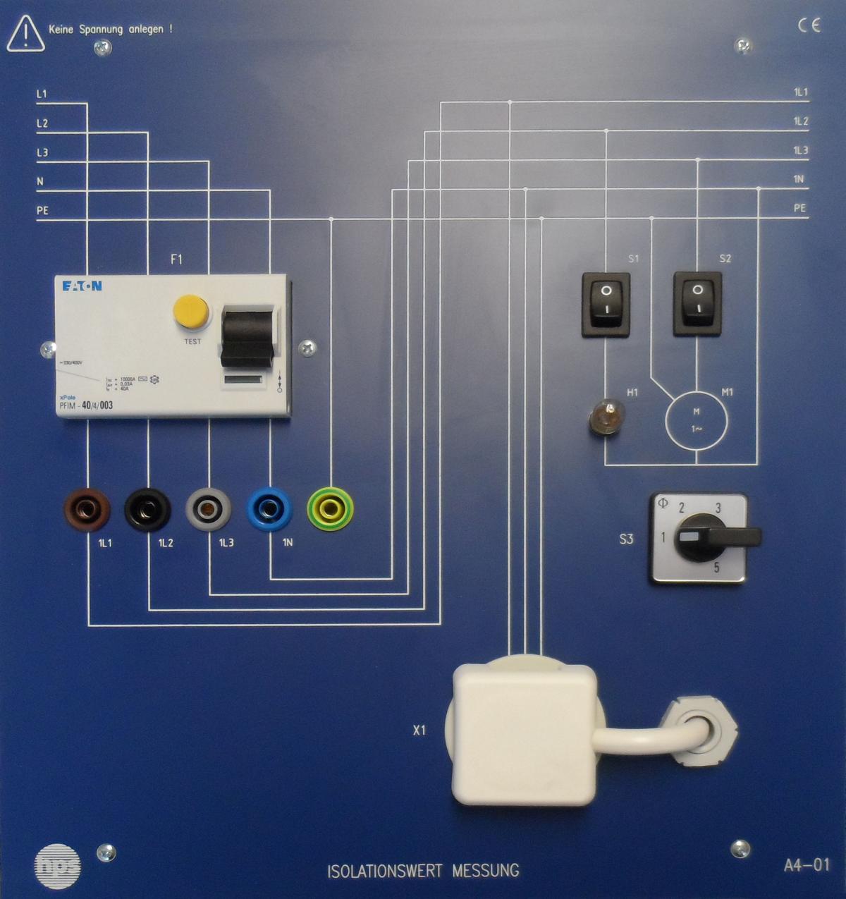 Isolationswert Messung A4-01