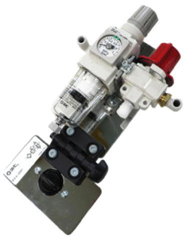 Luftbehandlungseinheit mit 3/2-Verteilerventil