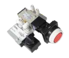 5/2-Ventil mit Bedienungsknopf